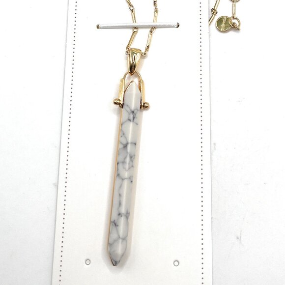 Rebel Stone Stella & Dot Pendant Necklace N102G - Picture 1 of 2